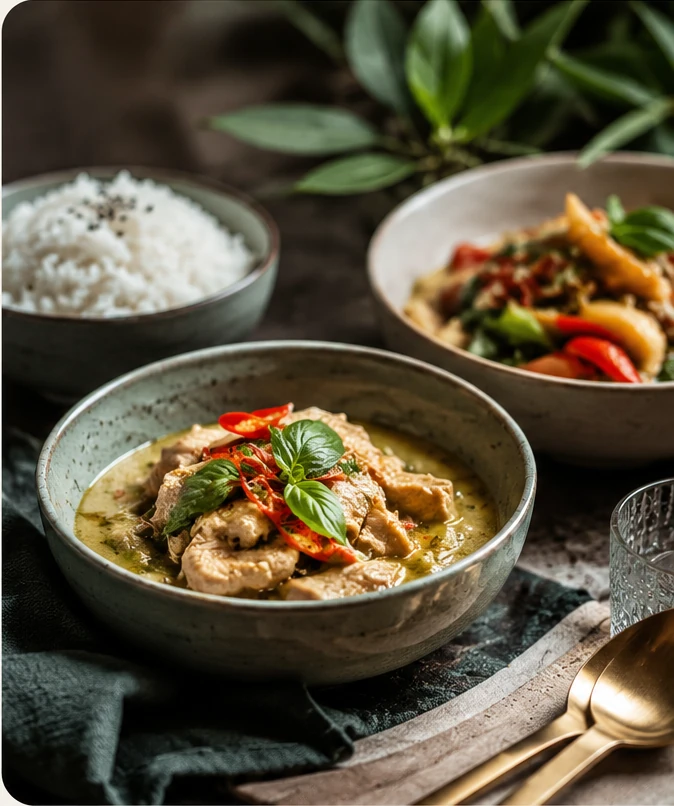 Thai-inspired comfort food by NILO Home Kitchen